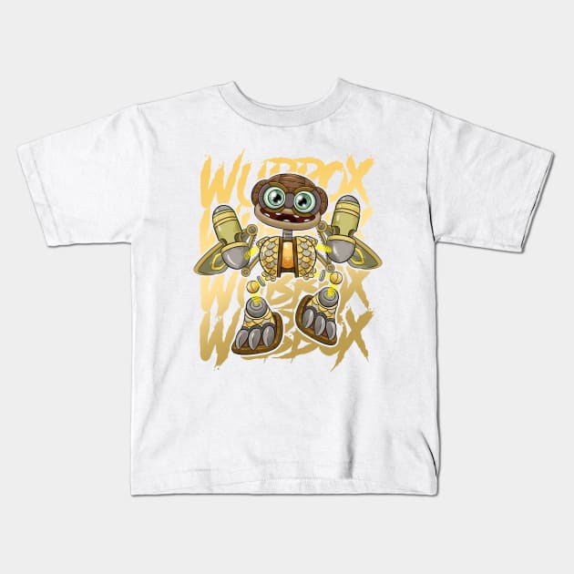 MY SINGING MONSTERS WUBBOX Kids T-Shirt by Draw For Fun 